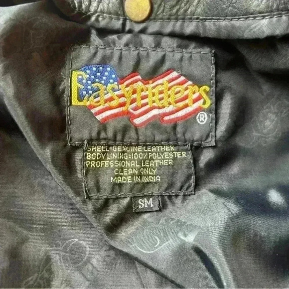 Easy Riders‎ Leather Padded Touring Jacket Size Small - Picture 7 of 13